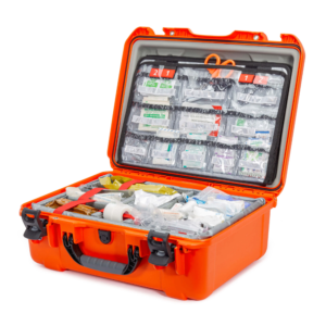 NANUK 940 EMS Case with Lid Organizer and Padded Dividers, Orange