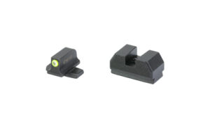 Night Fision Optics Ready Stealth Night Sights for Sig Sauer, Yellow Front, 0.240 Front 0.238 Rear