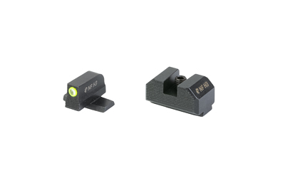 Night Fision Optics Ready Stealth Night Sights for Springfield Hellcat, Yellow Front