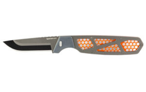 Outdoor Edge Razor APX 3.0-Inch Hunting Knife, Orange, with Sheath