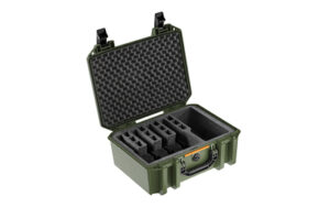 Pelican V300PF5 Vault 5-Pistol Case, OD Green