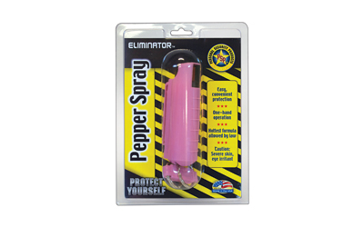 Personal Security Products Eliminator Pepper Spray, 1/2 oz, Pink Hard Case