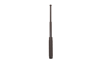 PS Products 16-Inch Expandable Steel Baton, Rubber Handle, Black