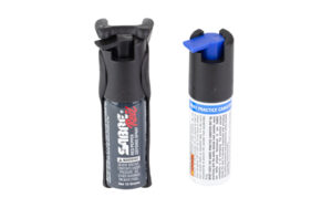 Sabre Quick Grip Pepper Spray Kit with Practice Spray, Black