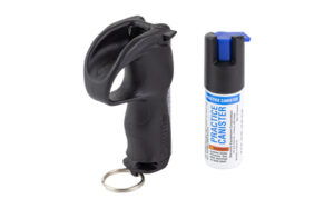 Sabre Quick Grip Pepper Spray Kit with Practice Spray, Black - view 2