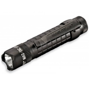 Maglite Mag-Tac CR123 LED Flashlight, Crown Bezel, Matte Black