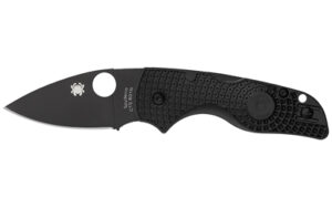 Spyderco Lil' Native Lightweight, Black DLC PlainEdge Folding Knife