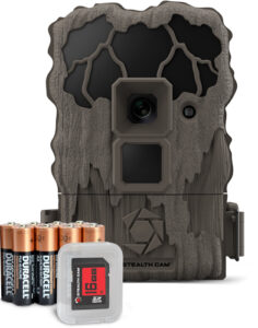 Stealth Cam Quick-Set 20MP No-Glo Trail Camera with Batteries and SD Card