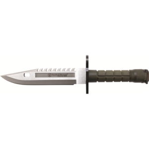 8 in Special Ops M-9 Bayonet Special Force Knife/Green Polymer Scabbard