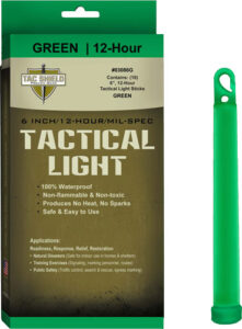 Tac Shield Tactical Light Sticks, Green, 6-Inch 12-Hour, 10-Pack