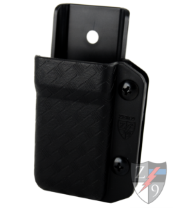 Zero9 Single Mag Case, 9mm/.40 Cal, Basketweave, Molle-Loks