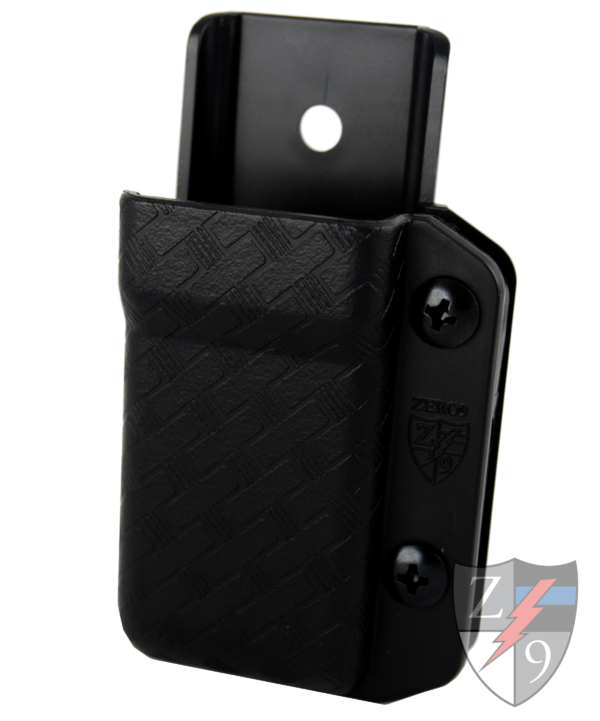 Zero9 Single Mag Case, 9mm/.40 Cal, Basketweave, Molle-Loks