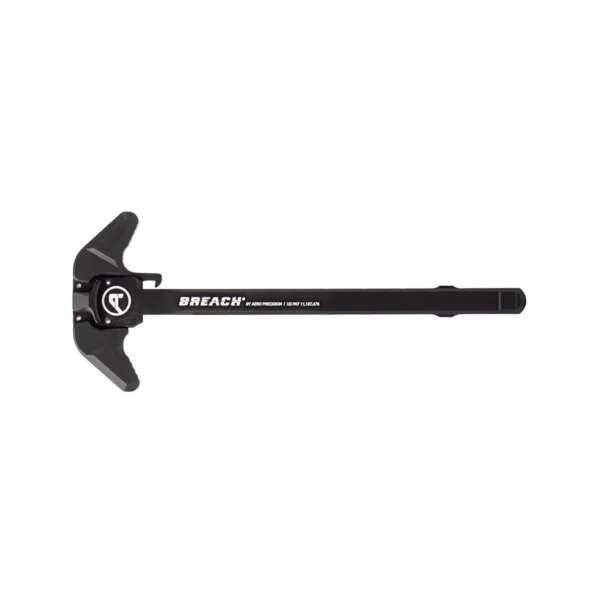 Aero Precision AR15 BREACH Ambi Charging Handle, Large Lever, Black