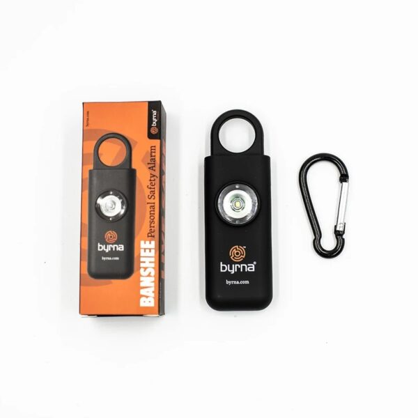 Byrna Banshee 130 dB Personal Safety Alarm, Black