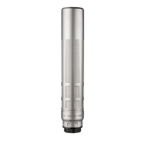Dead Air Nomax 33 .33 Caliber Titanium Suppressor, Xemax Adapter, Silver