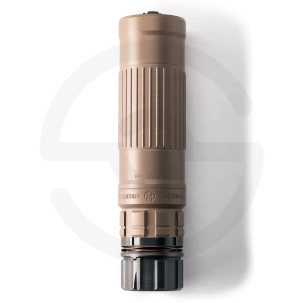 Dead Air Lazarus 6 KeyMo Suppressor with KeyMicro Flash Hider, FDE Cerakote
