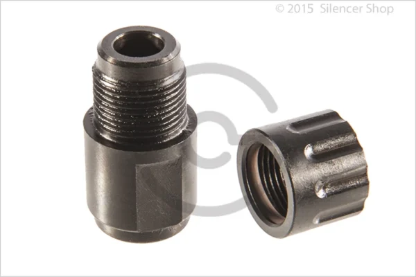 SilencerCo Delta Adapter for FN Five-seveN Pistols, M10x1 to 1/2x28