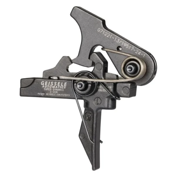 Geissele SD-3G Super Dynamic 3 Gun AR-15 Trigger, Flat Bow