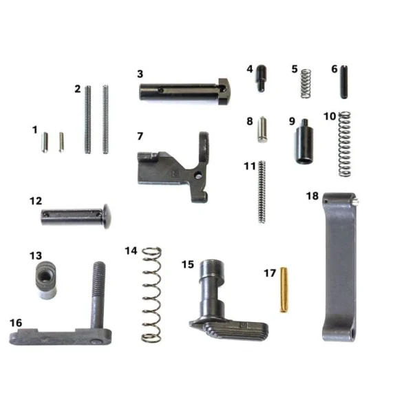 Geissele Standard AR-15 Lower Parts Kit with Posi-Snap Safety Selector