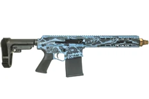 Genesis Arms Gen-12 Tiger Stripe SBM 10.5-Inch, Blue Tiger