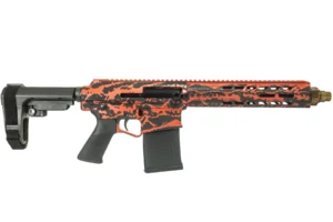 Genesis Arms Gen-12 Tiger Stripe SBM 10.5-Inch, Red Tiger