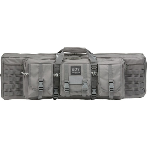 Bulldog Cases Tactical Double Rifle Bag, Seal Gray, 43-Inch