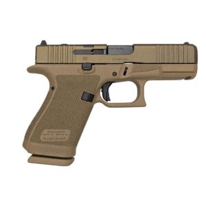 Glock 19 Gen 6 ORS 9mm Pistol, Ported, 4.02-Inch, Tan Cerakote