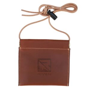Riven Leather Diaphragm Call Holder and Lanyard