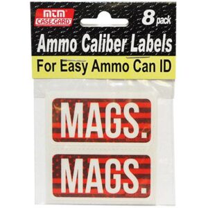 MTM MAGS Ammo Caliber Labels, 8-Pack