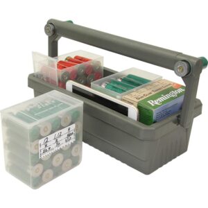 MTM Shotshell Box Caddy with Four Clear Shell Stacker Boxes