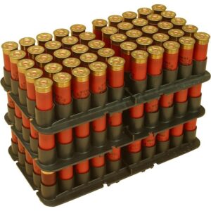 MTM Shotshell Tray, 50 Round 12 Gauge, Black
