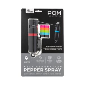 POM Key Pepper Spray, Black