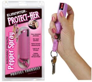 Eliminator Protect-Her 1/2 oz Pepper Spray with Pink Hard Case