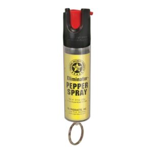 Personal Security Products Eliminator 1/2 oz Pepper Spray with Clear Sleeve and Key Ring