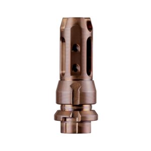 Blackout Defense KeyMo Hybrid Muzzle Brake, 5/8x24, Black Nitride