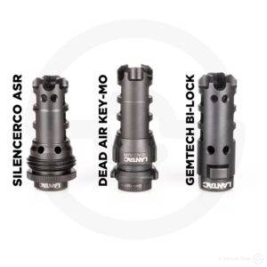 Lantac Dragon Dead Air KeyMo Muzzle Brake, .223/5.56, 1/2x28