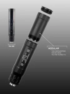 Gemtech Lunar 9 9mm Suppressor, 1/2x28 LID Assembly