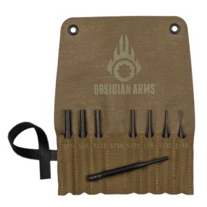 Obsidian Arms Professional Drive Pin Punch Set, 8-Piece