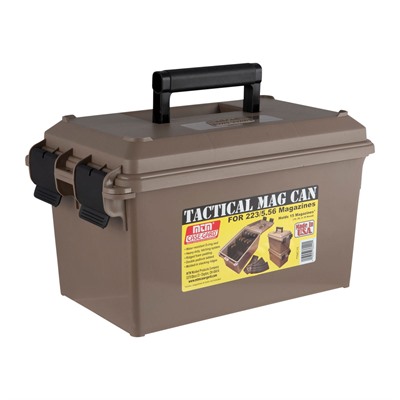 MTM Tactical Mag Can AR-15, 15 Magazines, Dark Earth