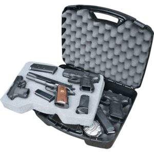 MTM 4-Pistol Handgun Case for Pistols and Revolvers, Black
