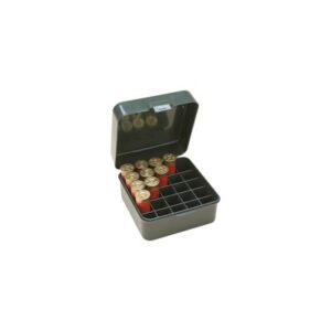 MTM 25 Round Flip-Top Shotshell Box, 12 16 20 Gauge up to 3-Inch, Forest Green