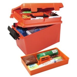 MTM Sportsmen's Plus Utility Dry Box, O-Ring Sealed, 15x8.8x9.4 Inch, Orange