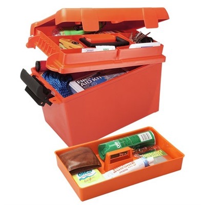 MTM Sportsmen's Plus Utility Dry Box, O-Ring Sealed, 15x8.8x9.4 Inch, Orange