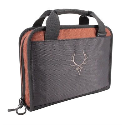 Marksman Double Pistol Case, Gray, Copper and Black