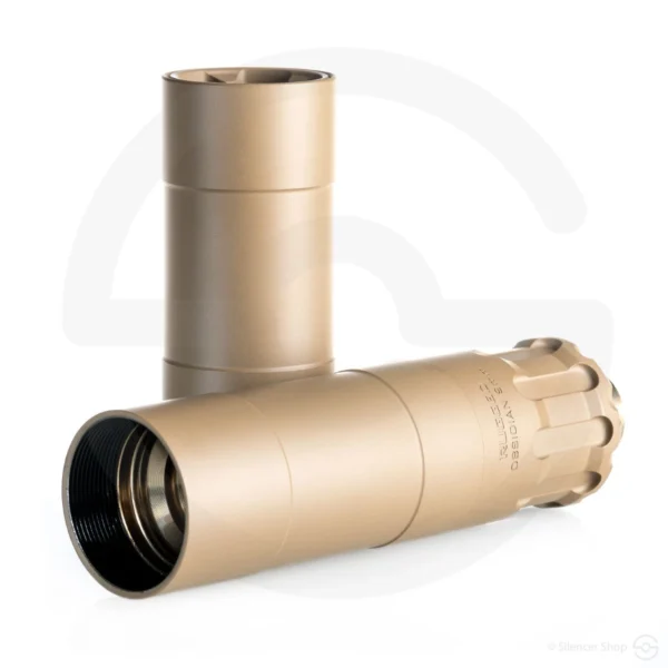 Rugged Suppressors Obsidian9 9mm Modular Pistol Suppressor, FDE