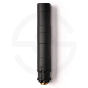 Rugged Suppressors Obsidian9 9mm Modular Pistol Suppressor, Black
