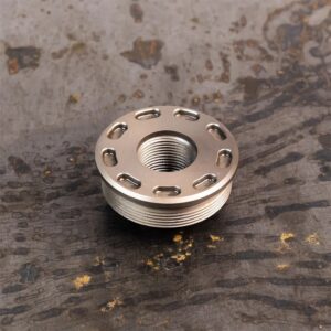 SilencerCo Bravo Direct Thread Mount, 5/8x24, Titanium