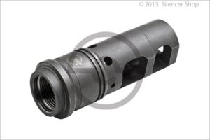 SureFire SOCOM .338 Muzzle Brake and Suppressor Adapter, 5/8-24