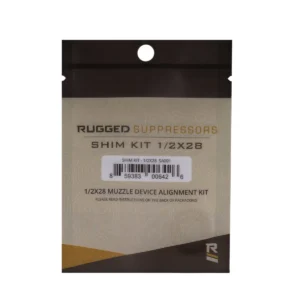 Rugged Suppressors Shim Kit, 1/2x28 Thread