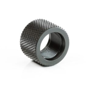 Yankee Hill Machine Rifle Thread Protector, 1/2x28, .920 OD, Black Plated